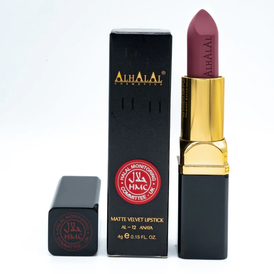 Alhalal AL-12 ANAYA Halal Lippenstift Berry Rose | matt, vegan, alkoholfrei & HMC-zertifiziert