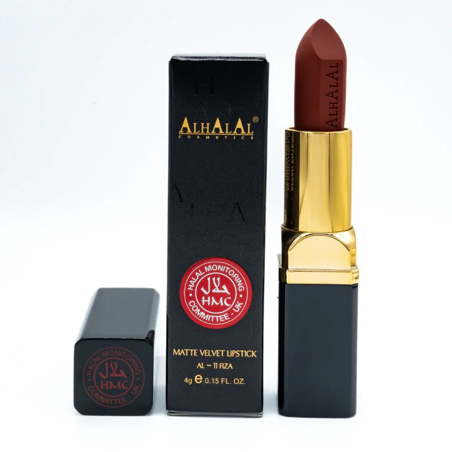 Alhalal AL-11 FIZZA Halal Lippenstift Dark Cherry | matt, vegan, alkoholfrei & HMC-zertifiziert