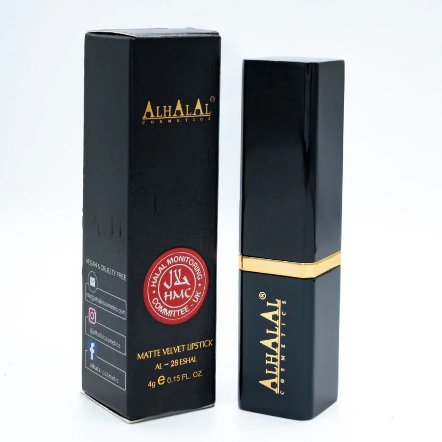 Alhalal AL-28 ESHAL HALAL Lippenstift Terracotta Brown | matt, vegan, alkoholfrei & HMC-zertifiziert