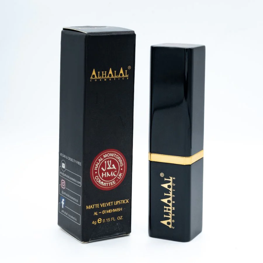 Alhalal AL-01 MEHWISH Halal Lippenstift Braun | matt, vegan, alkoholfrei & HMC-zertifiziert