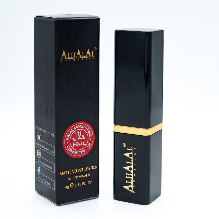 Alhalal AL-19 MINAHIL HALAL Lippenstift Copper Brown | matt, vegan, alkoholfrei & HMC-zertifiziert