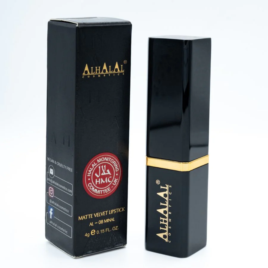 Alhalal AL-08 MINAL Halal Lippenstift Rosewood | matt, vegan, alkoholfrei & HMC-zertifiziert