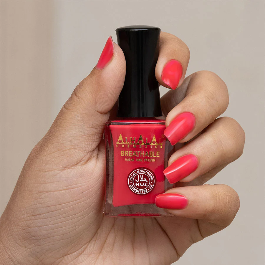 Alhalal AL-149 SOBIA Halal Atmungsaktiver Nagellack Pink alkoholfrei und vegan