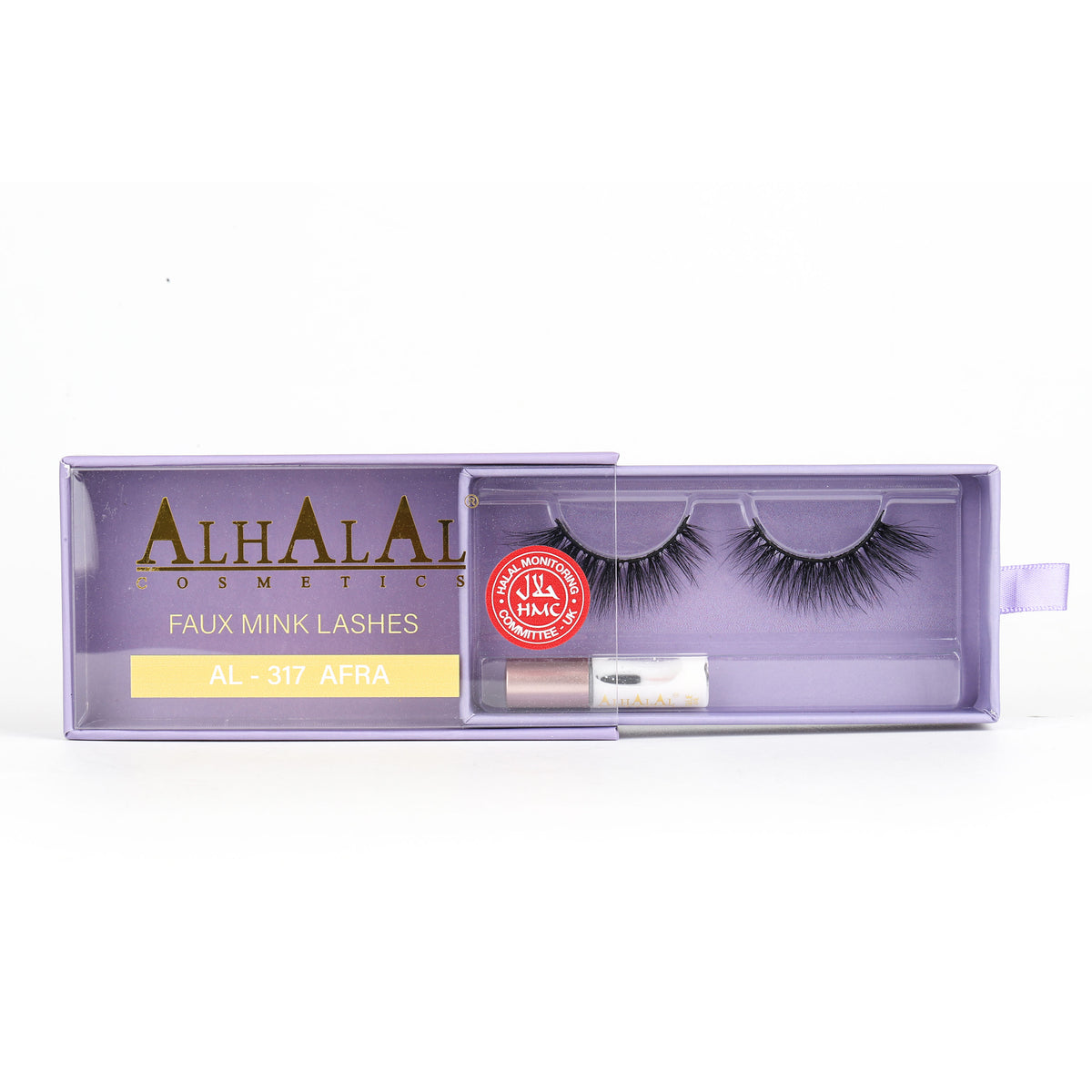 Alhalal AL-317 AFRA (3D003) Halal Faux Mink Wimpern, tierversuchsfrei