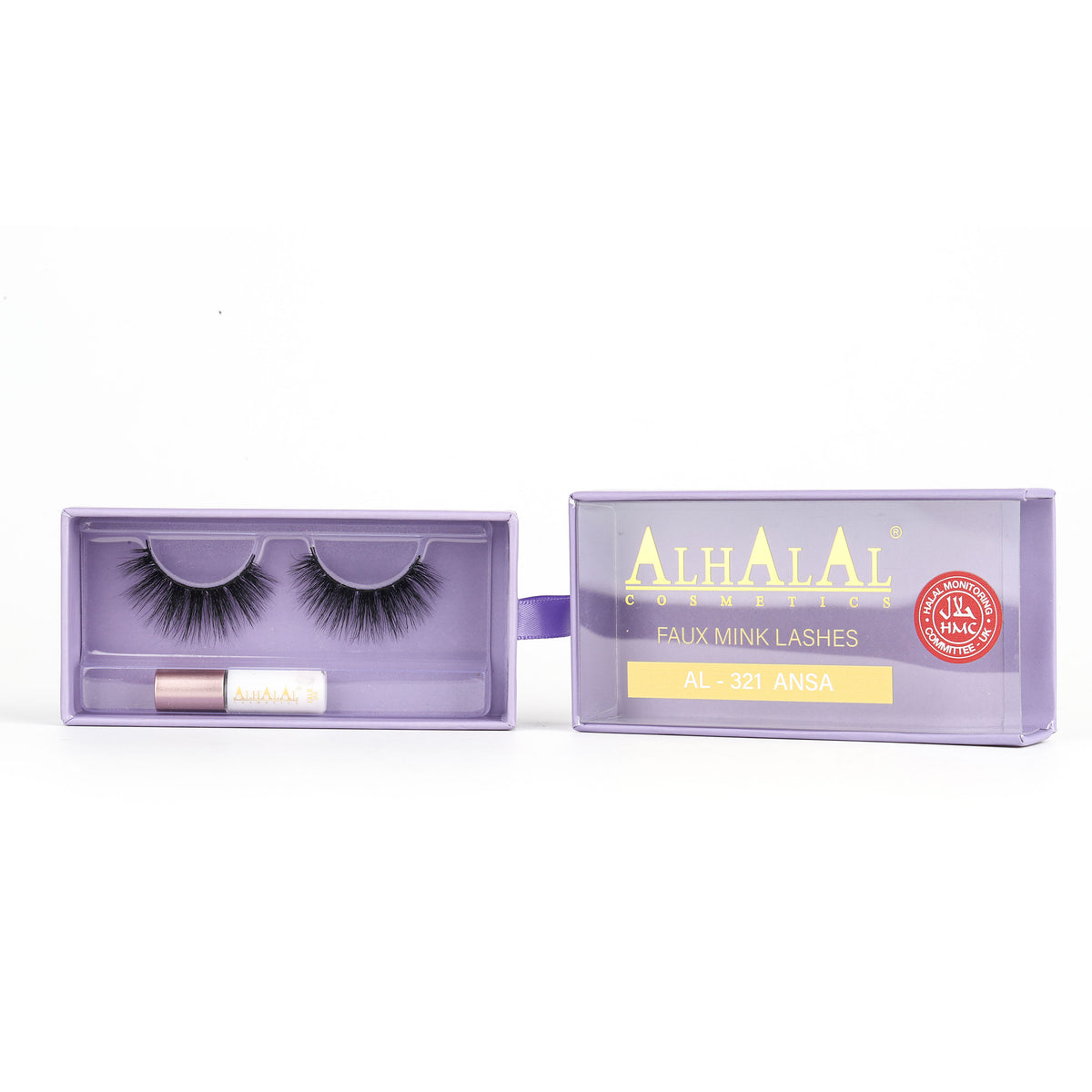 Alhalal AL-321 ANSA (D8301) Halal Faux Mink Wimpern, tierversuchsfrei