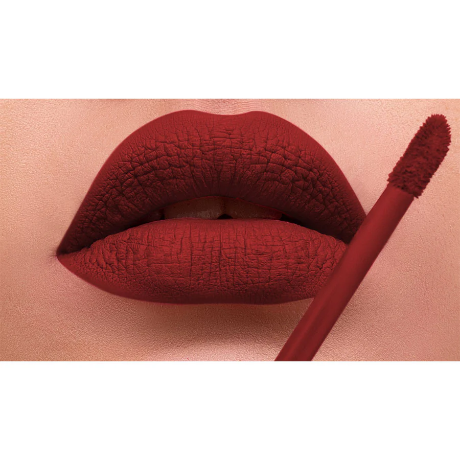 Alhalal AL-64 HANIA Lippenstift Rot | flüssig, matt, vegan, alkoholfrei & HMC-zertifiziert
