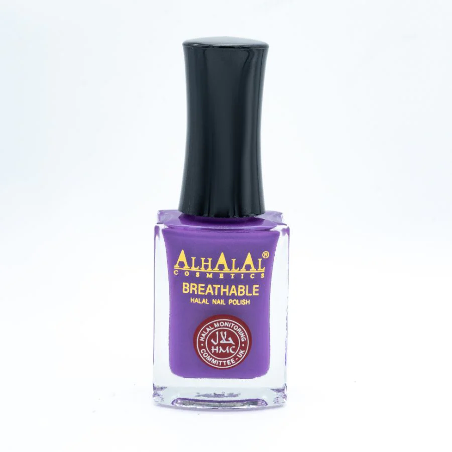 Alhalal AL-161 KOMAL Halal Atmungsaktiver Nagellack Lila | alkoholfrei & vegan