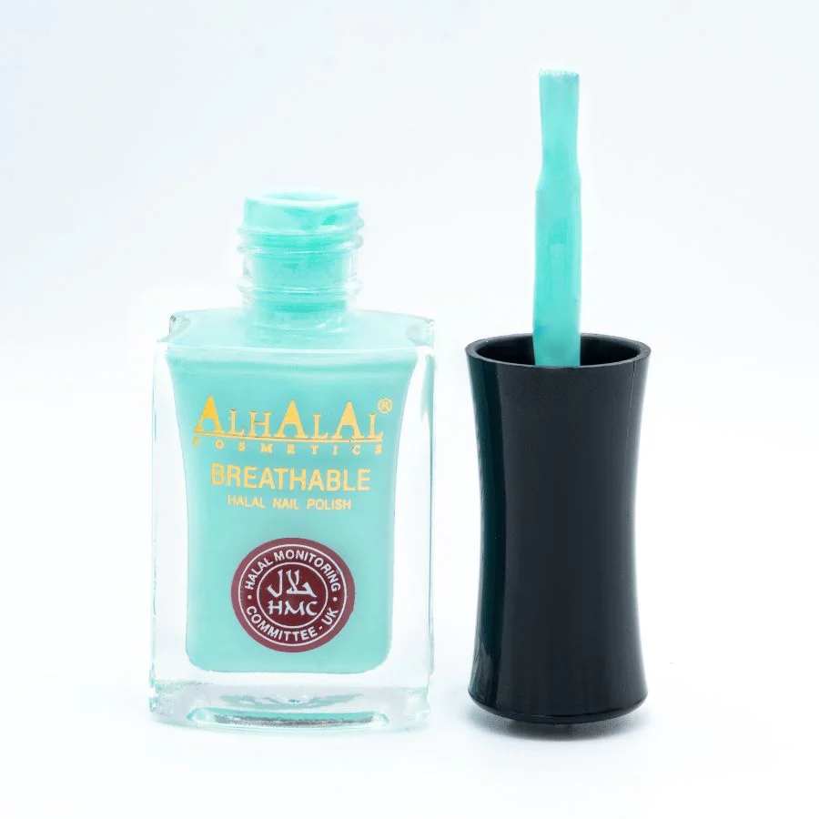 Alhalal AL-172 MAHIRA Halal Atmungsaktiver Nagellack Blau | alkoholfrei & vegan