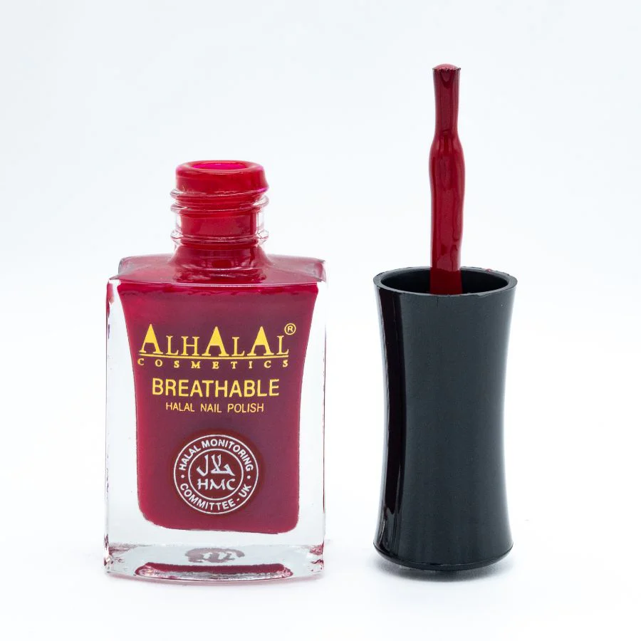 Alhalal AL-176 AYEZA Halal Atmungsaktiver Nagellack Rot | alkoholfrei & vegan