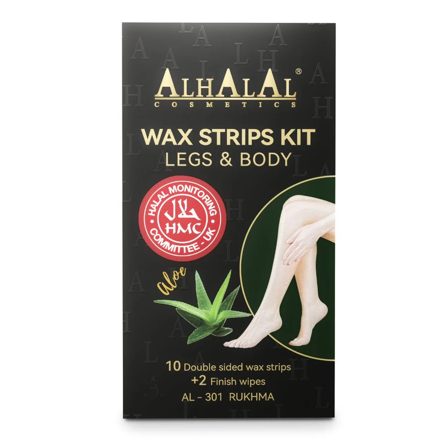 Alhalal AL-301 RUKHMA Kaltwachsstreifen Beine & Körper