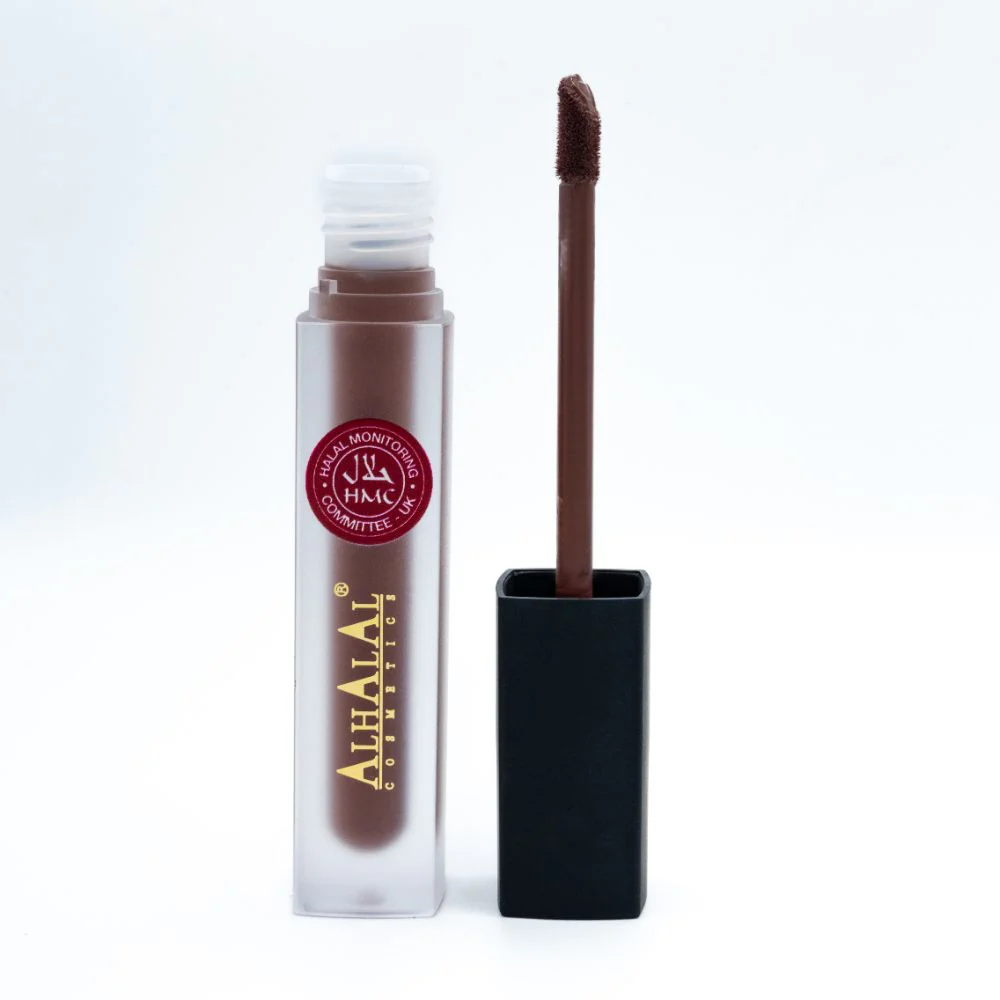 Alhalal AL-51 NIMRA Halal Lippenstift Beige | flüssig, matt, vegan, alkoholfrei & HMC-zertifiziert
