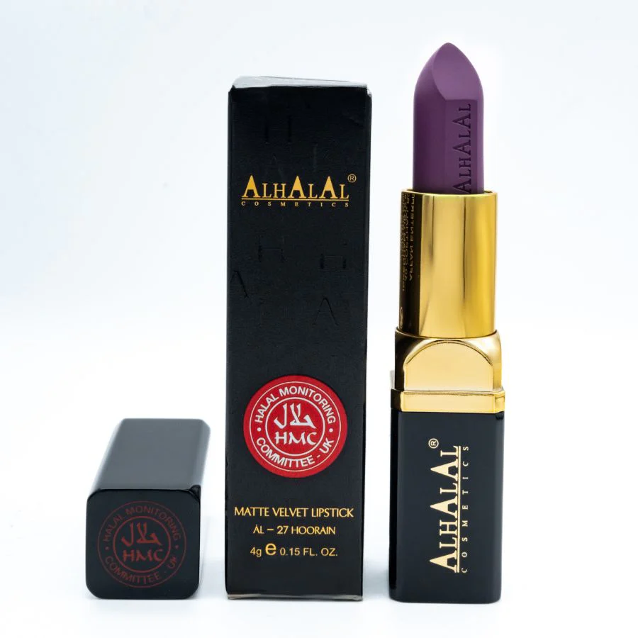 Alhalal AL-27 Halal Matte Lippenstift – Deep Berry Violet | vegan, halal & matt