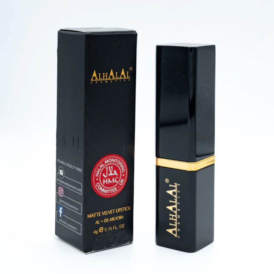 Alhalal AL-05 AROOBA Halal Lippenstift Neon-Pink | matt, vegan, alkoholfrei & HMC-zertifiziert