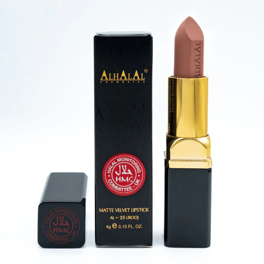 Alhalal AL-25 UROOJ matt Lippenstift Baby Beige | vegan • Halal • cruelty-free