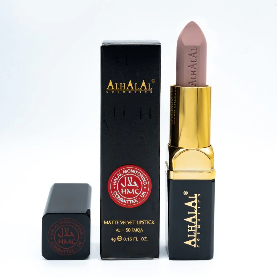 Alhalal AL-30 FAIQA Halal Lippenstift Nude Beige | matt, vegan, alkoholfrei & HMC-zertifiziert