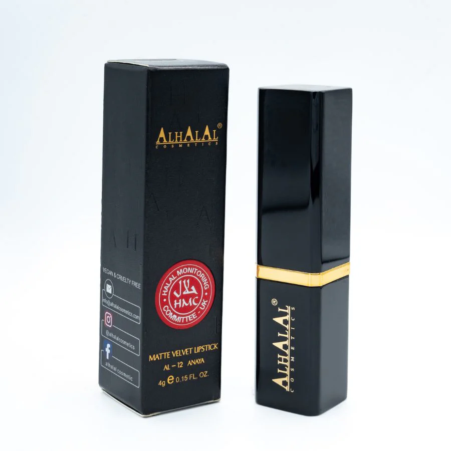 Alhalal AL-12 ANAYA Halal Lippenstift Berry Rose | matt, vegan, alkoholfrei & HMC-zertifiziert