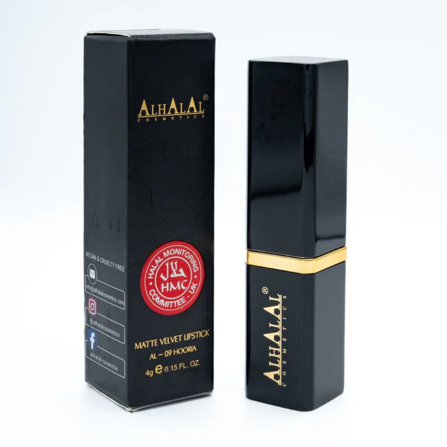 Alhalal AL-09 HOORIA Halal Lippenstift Sunset Glow | matt, vegan, alkoholfrei & HMC-zertifiziert