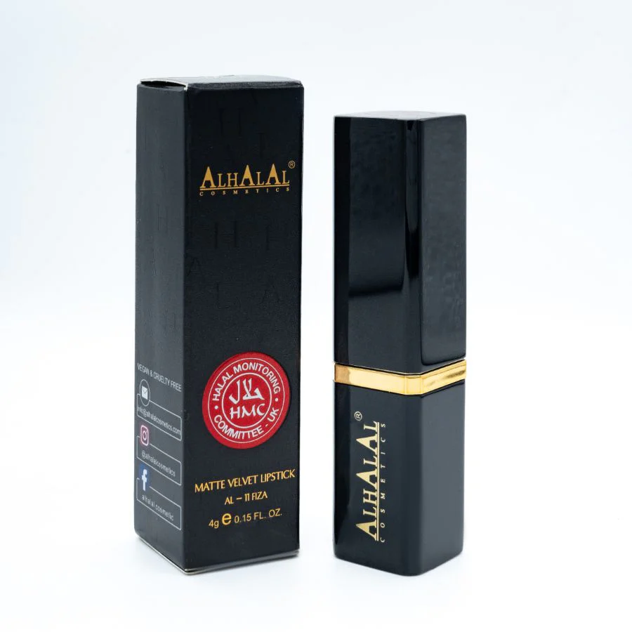 Alhalal AL-11 FIZZA Halal Lippenstift Dark Cherry | matt, vegan, alkoholfrei & HMC-zertifiziert