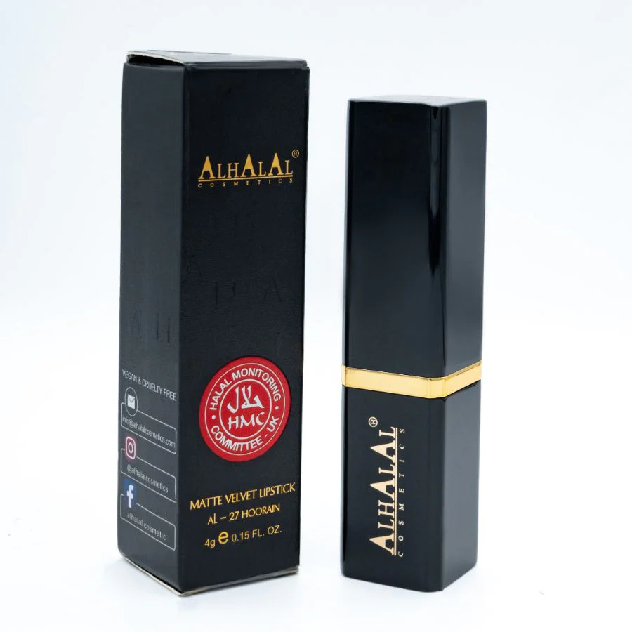 Alhalal AL-27 Halal Matte Lippenstift – Deep Berry Violet | vegan, halal & matt
