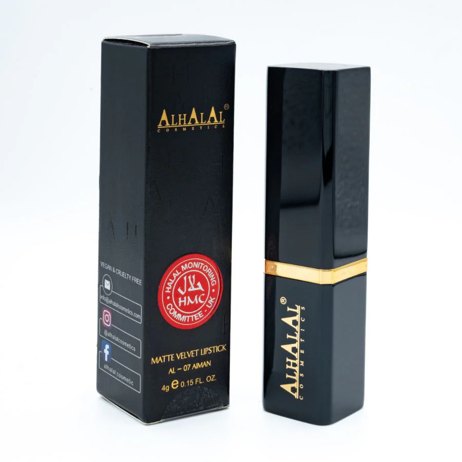 Alhalal AL-07 AIMAN Halal Lippenstift Braun | matt, vegan, alkoholfrei & HMC-zertifiziert