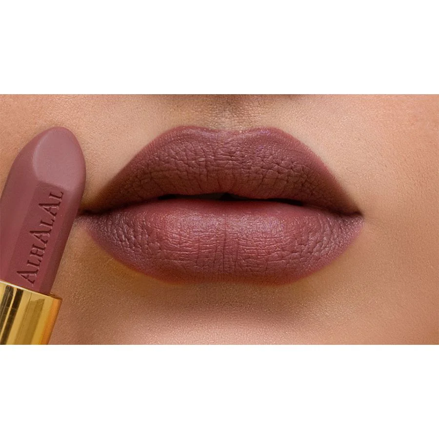 Alhalal AL-13 HINA Halal Lippenstift Holzrosa | matt, vegan, alkoholfrei & HMC-zertifiziert