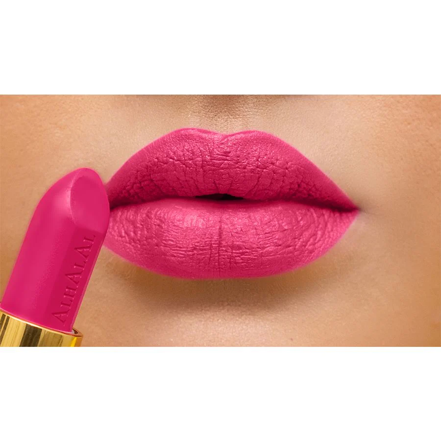 Alhalal AL-05 AROOBA Halal Lippenstift Neon-Pink | matt, vegan, alkoholfrei & HMC-zertifiziert