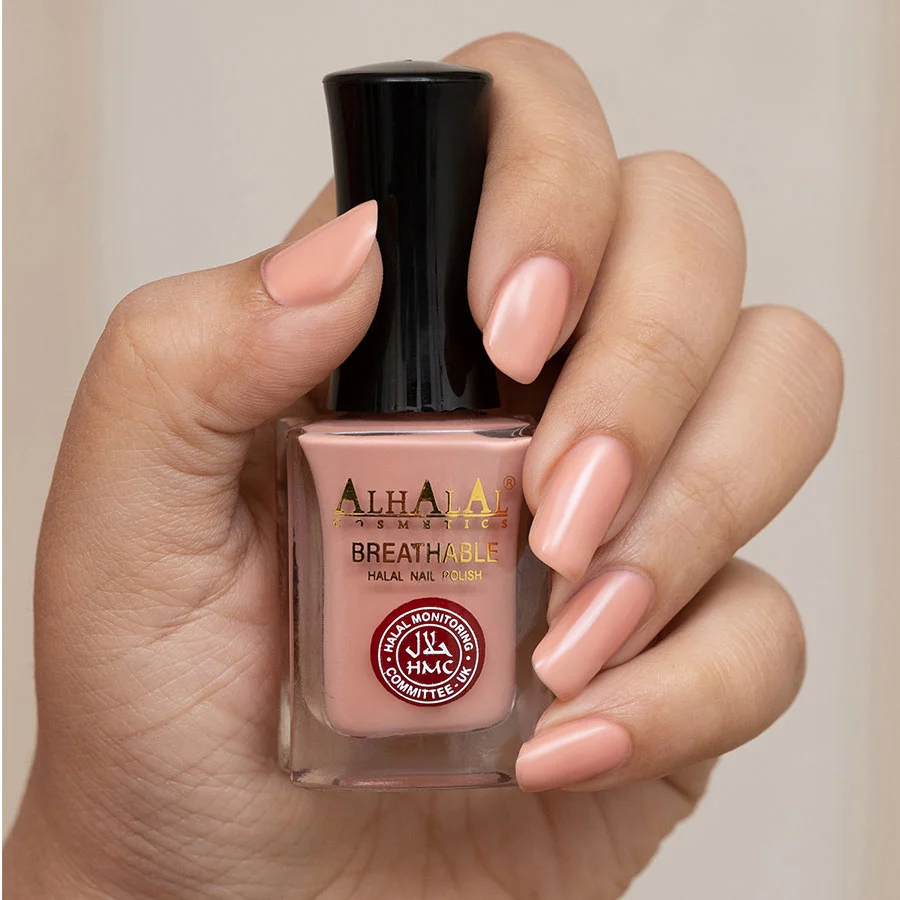Alhalal AL-162 REEMA Halal Atmungsaktiver Nagellack Beige | alkoholfrei & vegan