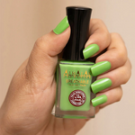 Alhalal AL-165 MANIHA Halal Atmungsaktiver Nagellack Grün | alkoholfrei & vegan