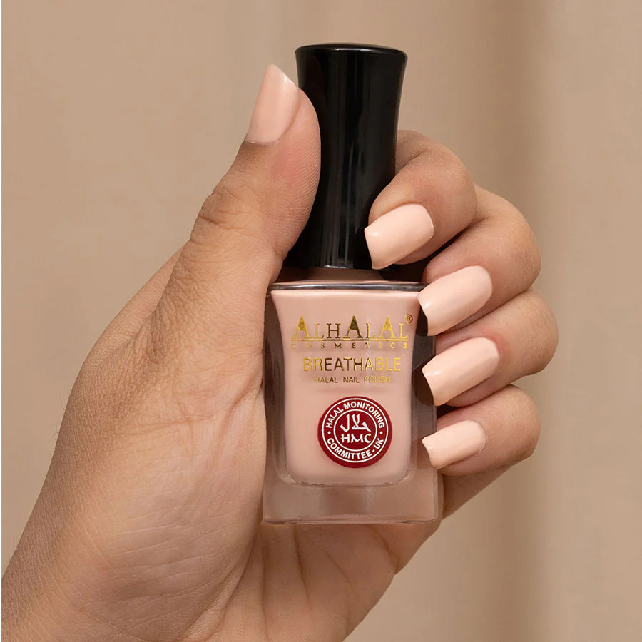 Alhalal AL-167 FARAH Halal Atmungsaktiver Nagellack Nude | alkoholfrei & vegan