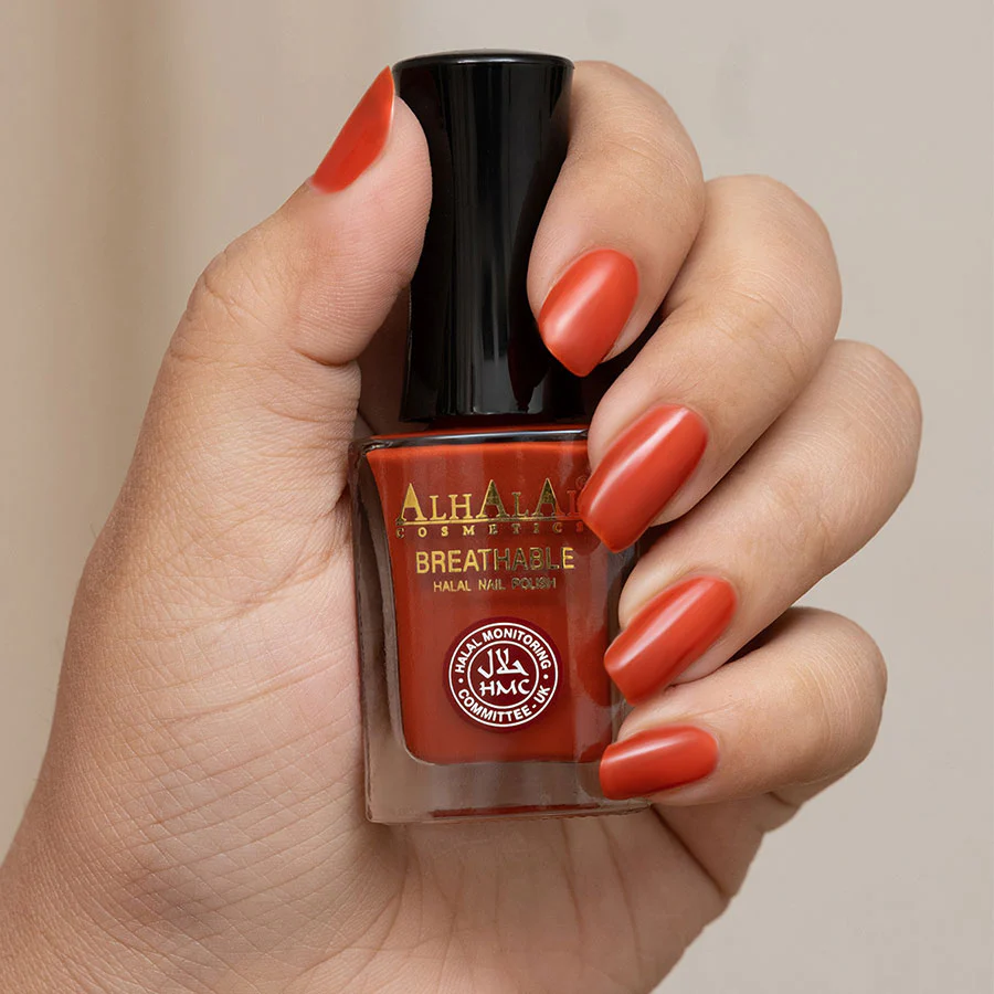 Alhalal AL-168 AYAT Halal Atmungsaktiver Nagellack Rot | alkoholfrei & vegan