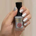 Alhalal AL-169 YUMNA Halal Atmungsaktiver Nagellack Silber alkoholfrei und vegan