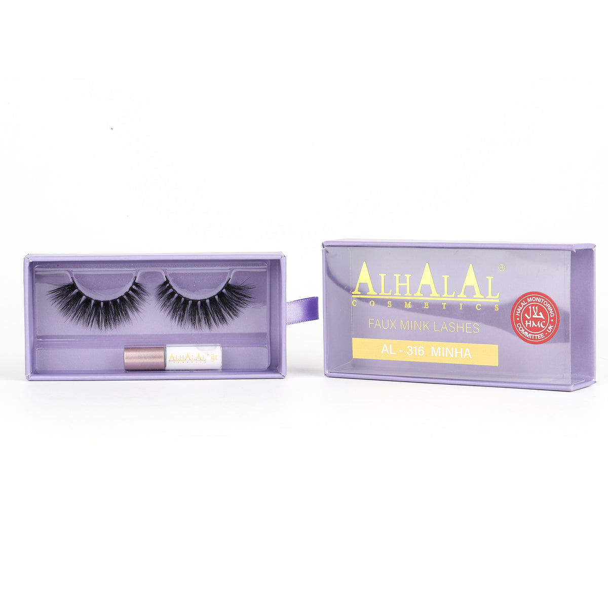 Alhalal AL-316 MINHA (3D630) Halal Faux Mink Wimpern, tierversuchsfrei