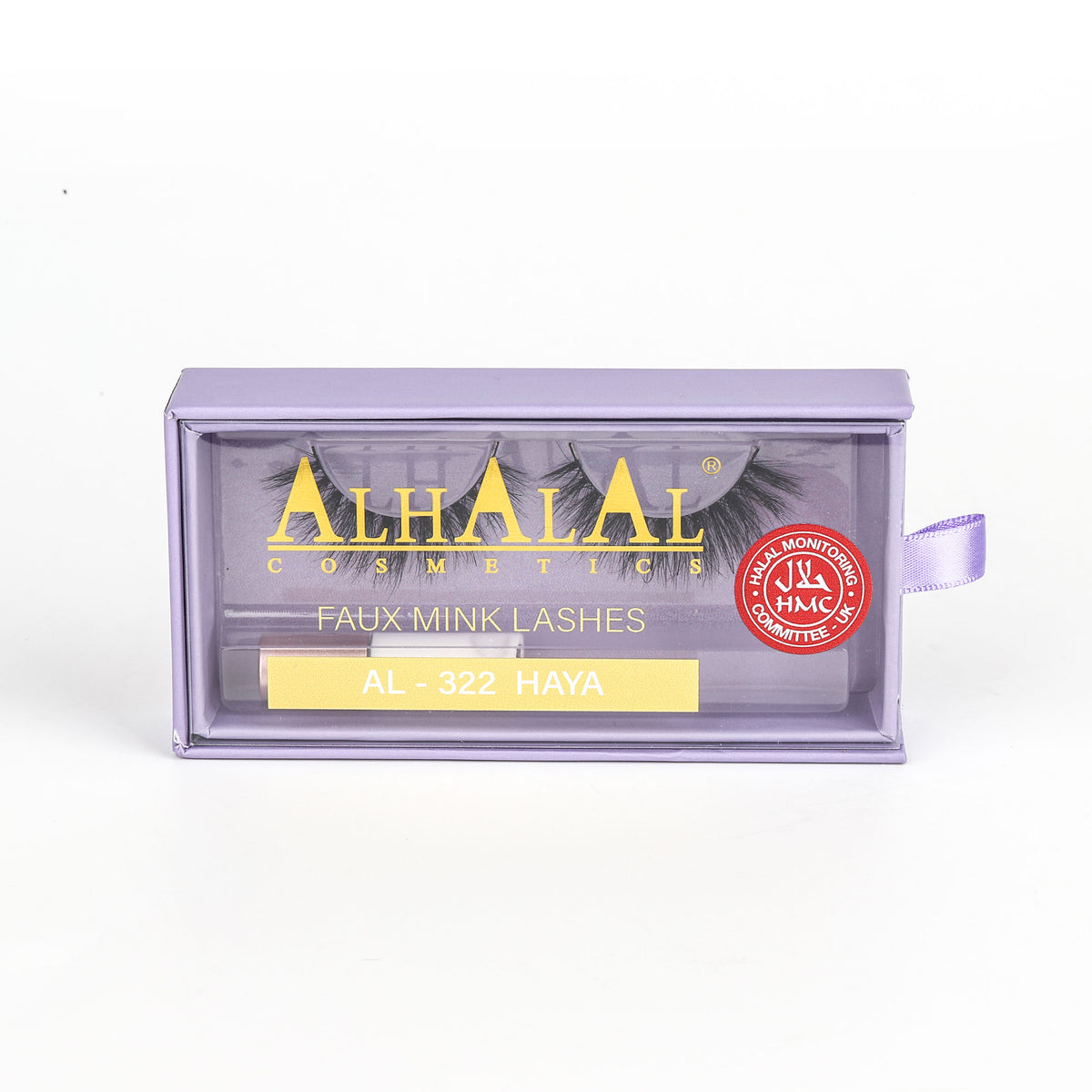 Alhalal AL-322 HAYA (D007) Halal Faux Mink Wimpern, tierversuchsfrei