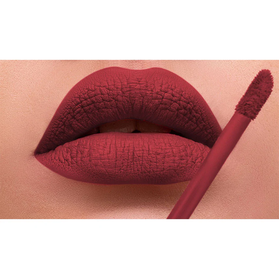 Alhalal AL-56 SUNDAS Halal Lippenstift Brick Red flüssig, matt, vegan, alkoholfrei & HMC-zertifiziert