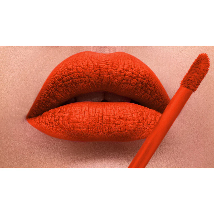 Alhalal AL-57 ALIZAY Halal Lippenstift Korallenrot | flüssig, matt, vegan, alkoholfrei & HMC-zertifiziert