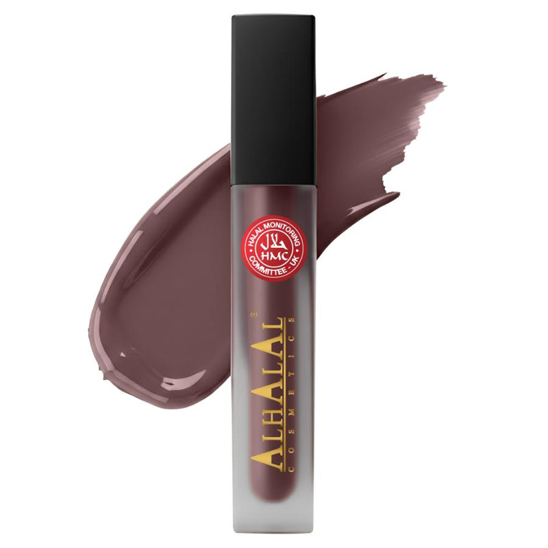Alhalal Halal flüssig Lippenstift, matt, vegan, alkoholfrei & HMC-zertifiziert