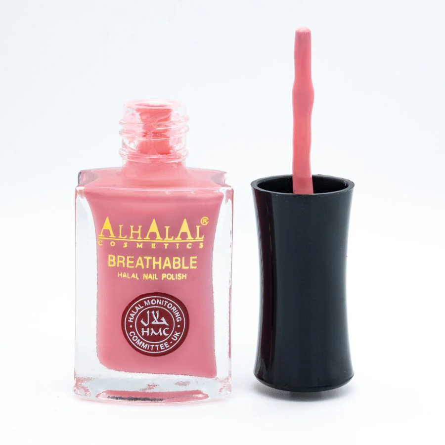 Alhalal AL-144 UMME HANI Halal Atmungsaktiver Nagellack Nude-Rosa | alkoholfrei & vegan