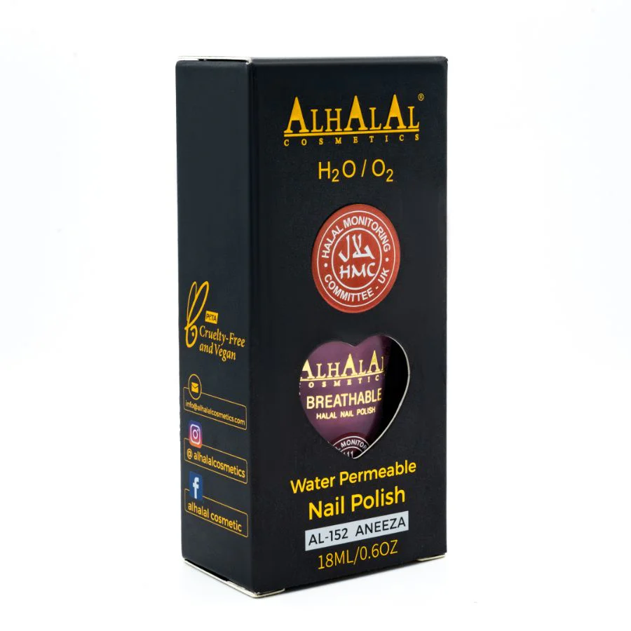 Alhalal AL-152 ANEEZA Halal Atmungsaktiver Nagellack Flieder | alkoholfrei & vegan