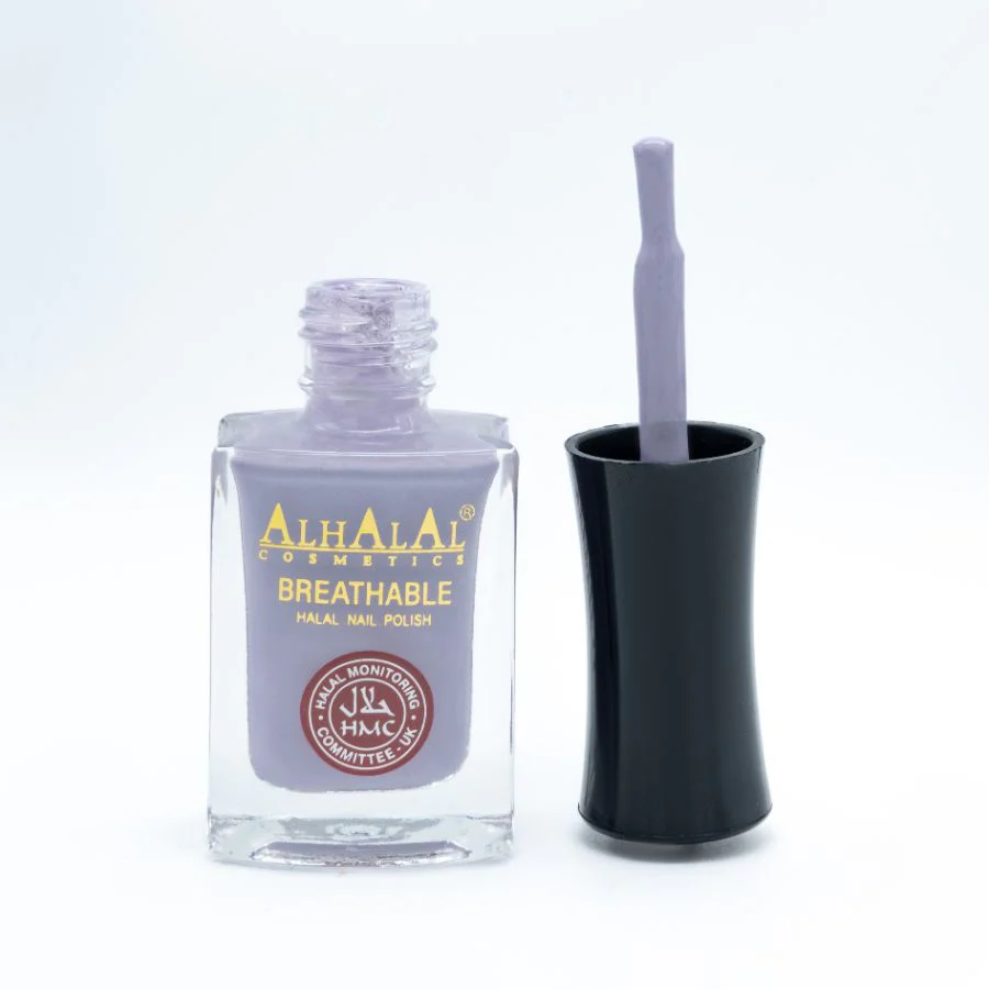 Alhalal AL-153 NABIHA Halal Atmungsaktiver Nagellack Flieder | alkoholfrei & vegan