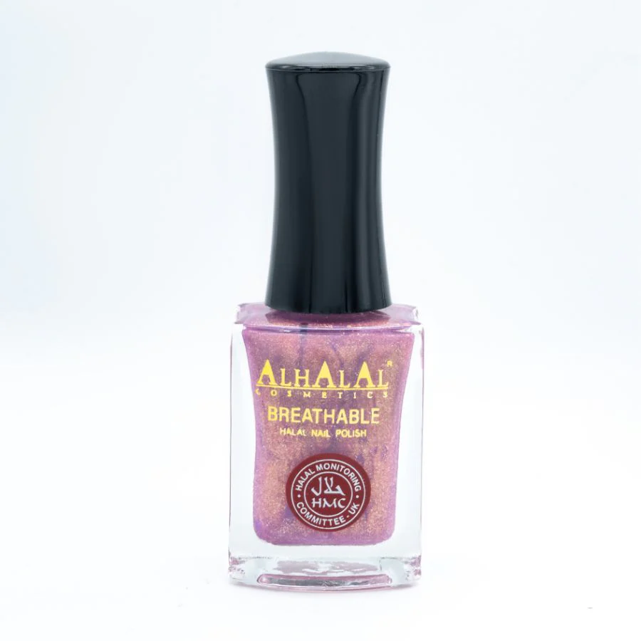Alhalal AL-154 SHAJIA Halal Atmungsaktiver Nagellack Glitzer alkoholfrei und vegan