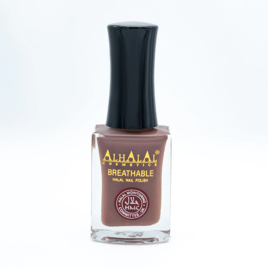 Alhalal AL-156 Sabeen Halal Atmungsaktiver Nagellack Kaffee Nude | alkoholfrei & vegan