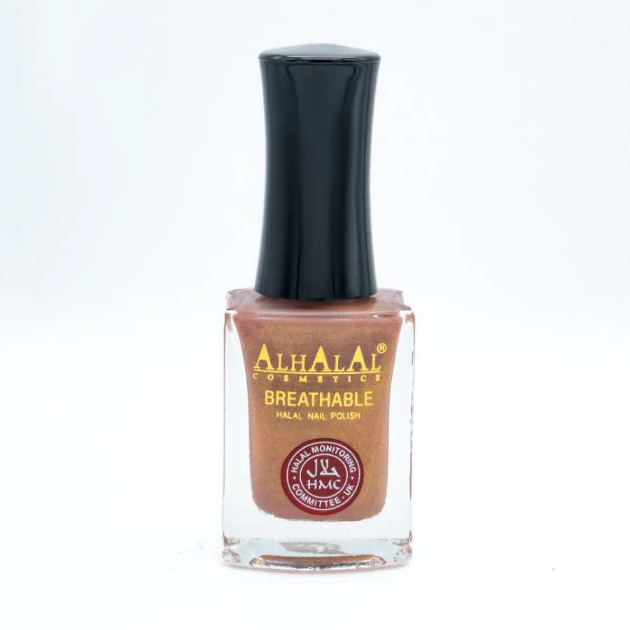 Alhalal AL-158 Zoya Halal Atmungsaktiver Nagellack Gold | alkoholfrei & vegan