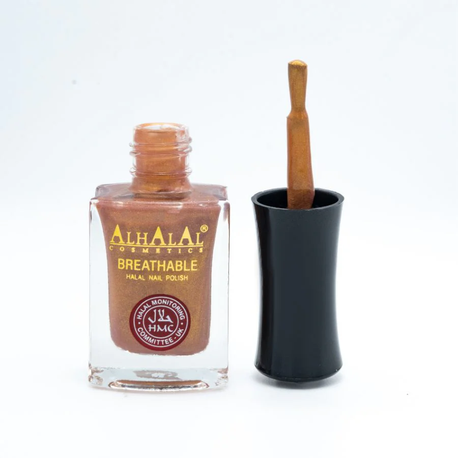 Alhalal AL-158 Zoya Halal Atmungsaktiver Nagellack Gold | alkoholfrei & vegan