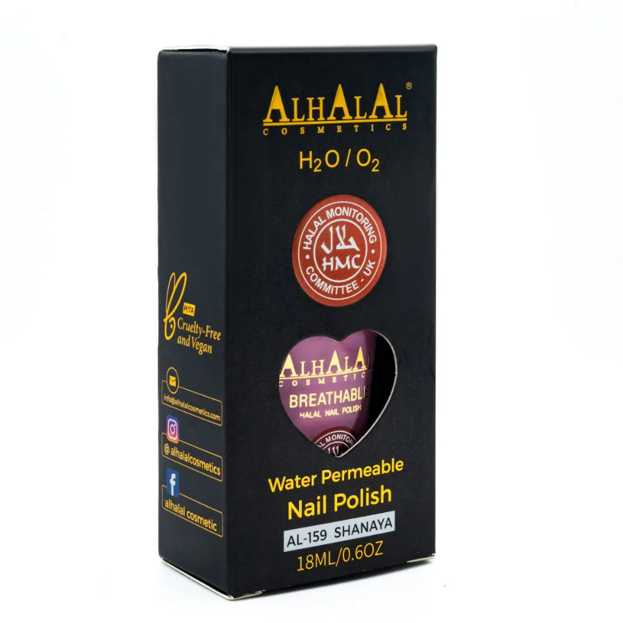 Alhalal AL-159 SHANAYA Halal Atmungsaktiver Nagellack Rosa | alkoholfrei & vegan