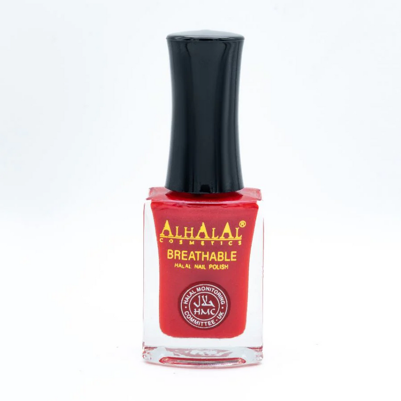 Alhalal AL-163 REEMA Halal Atmungsaktiver Nagellack Rot | alkoholfrei & vegan