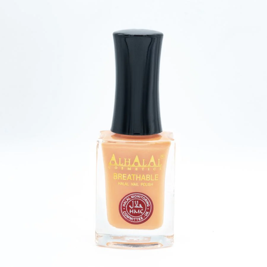 Alhalal AL-164 RUBAB Halal Atmungsaktiver Nagellack Koralle | alkoholfrei & vegan