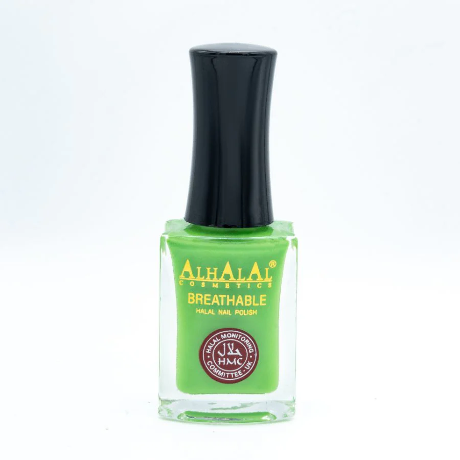 Alhalal AL-165 MANIHA Halal Atmungsaktiver Nagellack Grün | alkoholfrei & vegan
