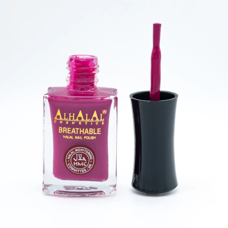 Alhalal AL-170 SAJAL Halal Atmungsaktiver Nagellack Pink alkoholfrei und vegan