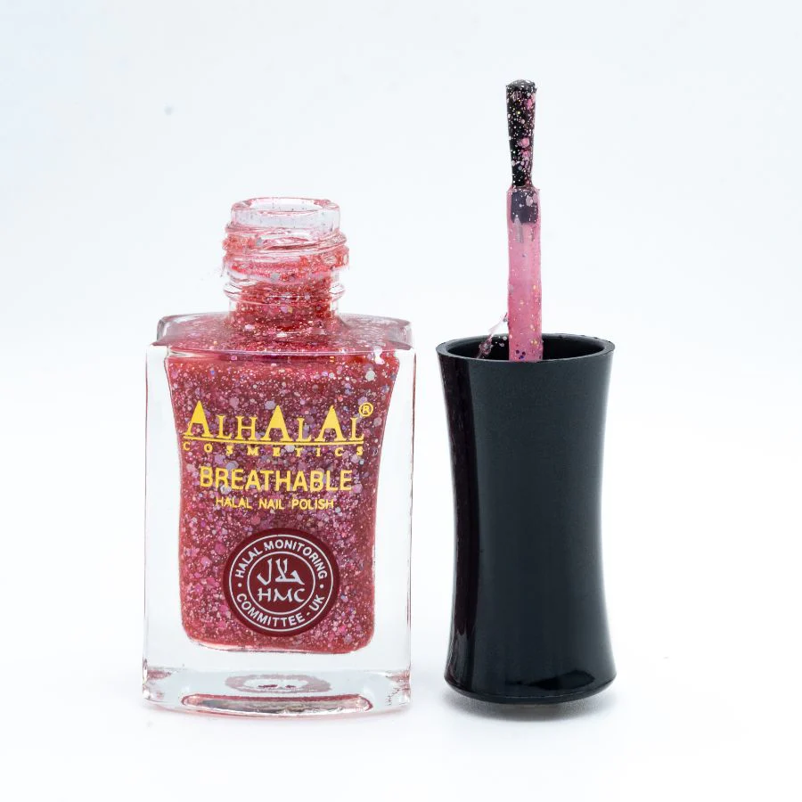 Alhalal AL-171 SOPHIA Halal Atmungsaktiver Nagellack Glitzer alkoholfrei & vegan