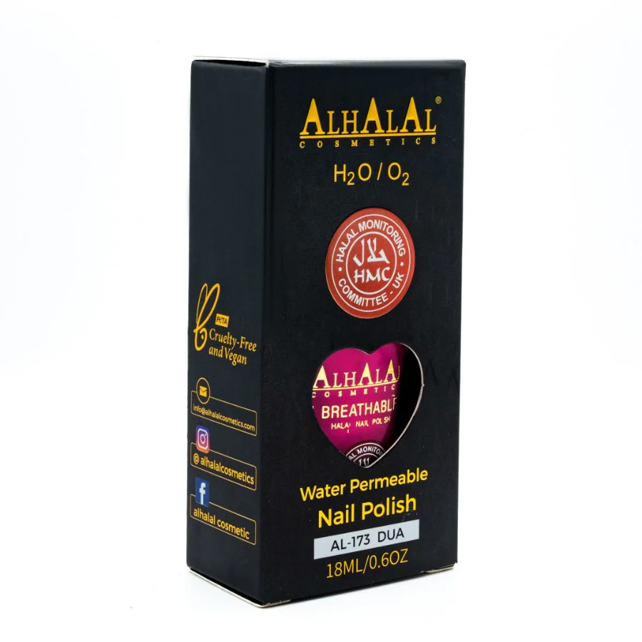 Alhalal AL-173 MAHIRA Halal Atmungsaktiver Nagellack Pflaume | alkoholfrei & vegan